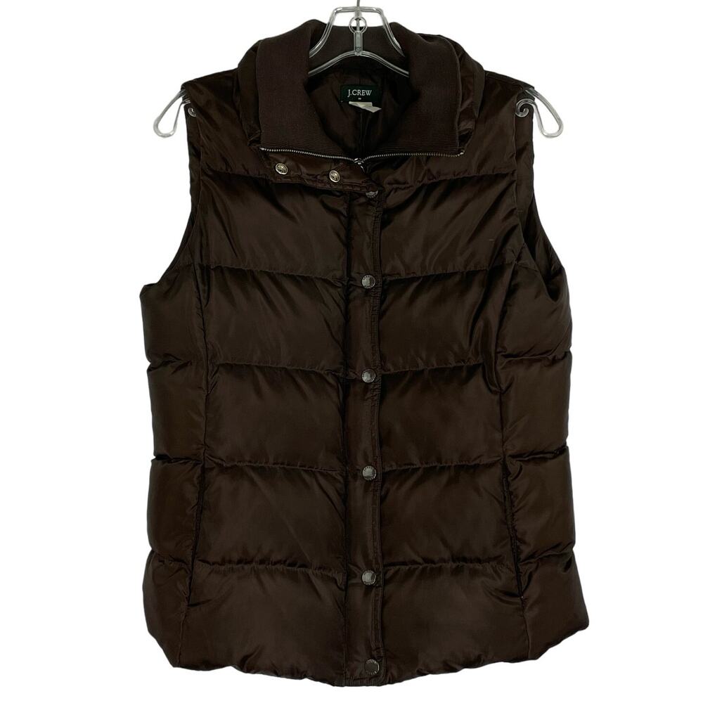 J. Crew bown puffer down vest women's size Small